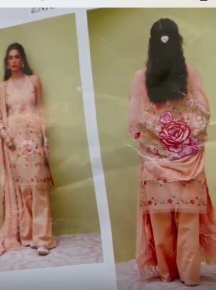 Zara Shahjahan Embroidered Lawn Shirt with Trouser