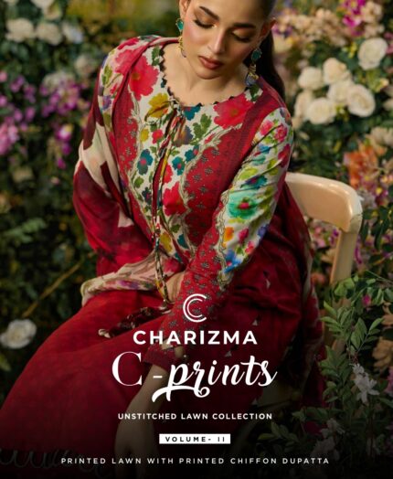 Charizma C-Prints Unstitched Lawn Collection Vol-02